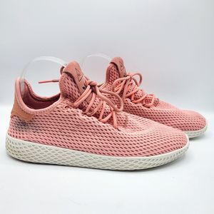adidas Tennis HU Pharrell Tactile Rose/Raw Pink Sneakers Women's Size 7